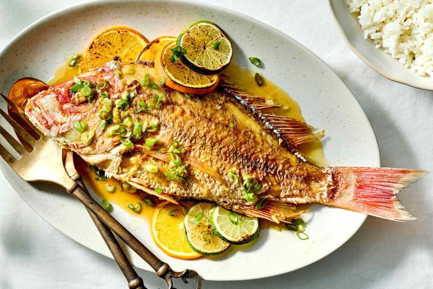 Red Snapper with Sauce
