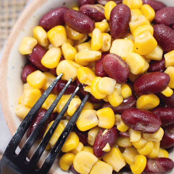 CORN WITH BEANS